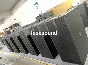 Caisson de basses actif 9006 2x18 pouces 1600W, haut-parleur de caisson de basses en bois, système de sonorisation DJ pour concerts en plein air, puissant caisson de basses passif de 18 pouces - Product Image 5