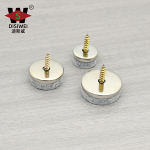 Clavos de fieltro Disiwei con base niquelada y almohadillas protectoras para muebles - Product Image 3
