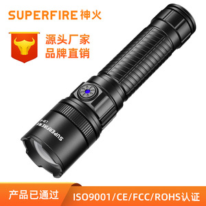 เสินฮั่ว L18-N ไฟฉาย LED แบบชาร์จไฟได้ 18650 แบตเตอรี่กันน้ำความเข้มสูงไฟพกพากลางแจ้ง - Product Image 2