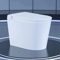 Vente en gros de toilettes intelligentes économiques avec bidet intégré, siège chauffant, chauffage instantané, buse autonettoyante, toilettes électroniques intelligentes, directement de l'usine