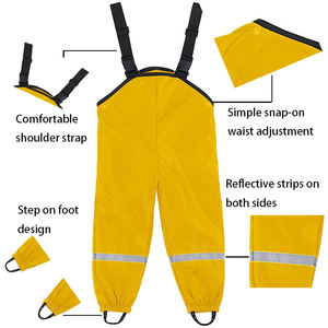 Hoge Kwaliteit Regen-Proof Kinderen Regenjas Regen Broek Voor Jongens & Meisjes - Product Image 6