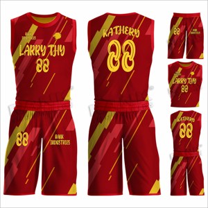 Uniforme de basket-ball pour hommes, ensemble de manches courtes, concevez votre propre uniforme de basket-ball, uniforme de basket-ball pour jeunes - Product Image 6