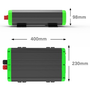Inversor de Onda Sinusoidal Pura Wolfcat de 3000W, Convertidor de Corriente para Automóvil de 12V/24V CC a 110V/220V CA - Product Image 5