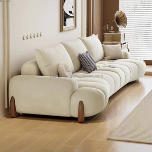 Nuovo stile nordico moderno reclinabile divano componibile tessuto divano set mobili soggiorno - Product Image 2
