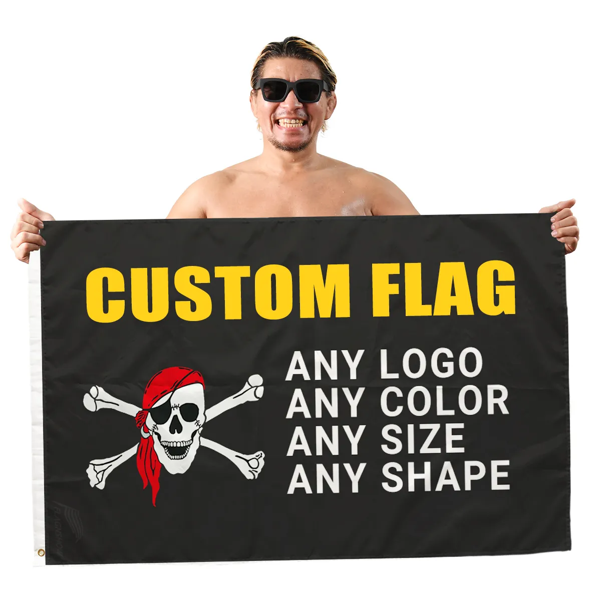 Bandeira promocional de sublimação personalizada 3x5 poliéster 3x5 pés bandeira personalizada com logotipo impressão personalizada