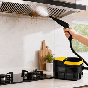 Limpiador a Vapor Portátil de Alta Presión OEM ODM, 1500W, 3BAR, 1600ml, Calentamiento Rápido en 15s, Multiusos, para Cocina, Hogar y Auto - Product Image 1