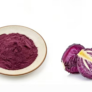 Poudre de chou rouge lyophilisée, colorant alimentaire naturel violet, riche en anthocyanes, végétalien, sans gluten. Parfait pour la pâtisserie - Product Image 1