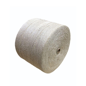 Fil artisanal en jute naturel, fibres douces teintes, ficelle pour la fabrication de suspensions de plantes, projets textiles faits à la main, emballage durable - Product Image 1