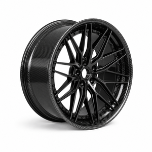 DEONEO Jantes en fibre de carbone deux pièces, concaves profondes, disque central, légères et de qualité supérieure 18X8.0 19X8.5 20X9.5 21X9.0 22X10.5 24X12.0 - Product Image 2