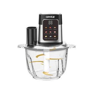 Máquina Trituradora de Carne con Pantalla Táctil, 1800W, Recipiente de Vidrio, para Preparar Fufu y Triturar Ñame, Picadora de Alimentos Digital - Product Image 1