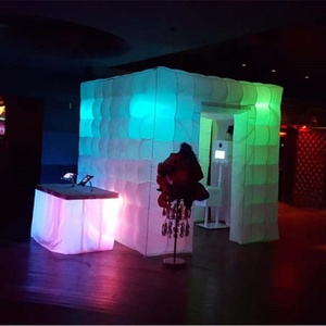 휴대용 360 Selfie 풍선 보그 사진 부스 LED 조명 판매 - Product Image 4
