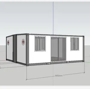 Hoge Kwaliteit Modulaire Gecombineerd Aangepaste Ontwerp Container Mobiele Ziekenhuis Voor Verkoop