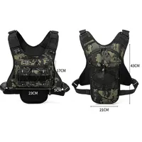 Sac de Poitrine de Course, Gilet de Cyclisme, Sac de Randonnée, Sac de Course à Vélo, Sac de Marathon, Sac Tactique Sportif pour Hommes et Femmes, Sac à Dos de Camping