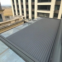 Volet roulant en alliage d'aluminium d'ombre de lucarne de bâtiment commercial automatique électrique