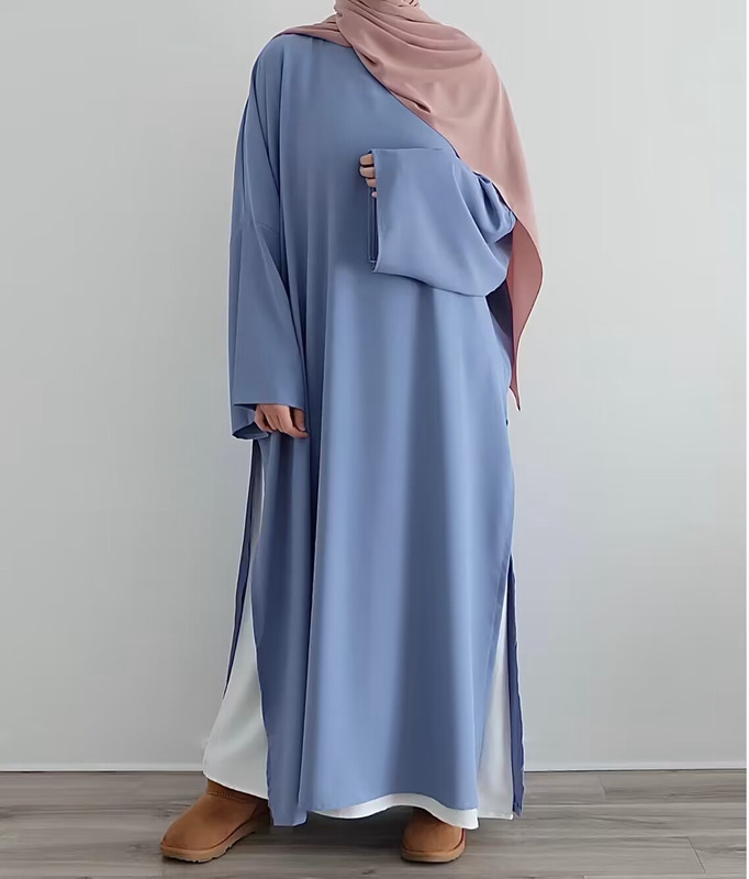 Traditional Muslim Prayer Islamic Flowy Chiffon
