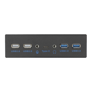 แผงควบคุมด้านหน้าขนาด 5.25 นิ้ว ขายดี พร้อมพอร์ต USB3.0 2 ช่อง + พอร์ต Type C 1 ช่อง + ช่องเสียง HD + พอร์ต USB2.0 2 ช่อง พร้อมไดรเวอร์ <span class=keywords><strong>CD</strong></span> ได้รับการรับรองมาตรฐาน CE - Product Image 3