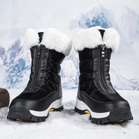 Chaussures Rétro Homme Plateforme à Lacets Mocassins Bottes de Neige en Cuir Véritable Amorti Rehaussant la Taille Tendance Automne TPU
