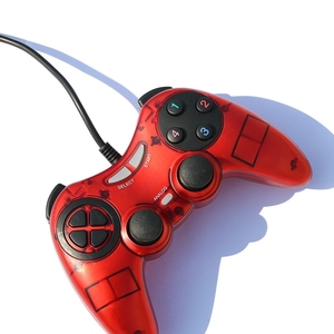 डबल कंपन वायर्ड खेल नियंत्रक जॉयस्टिक पीसी कंप्यूटर <span class=keywords><strong>Gamepad</strong></span> के लिए - Product Image 4