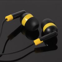 Écouteurs intra-auriculaires filaires plats colorés de haute qualité pour MP3 et mobiles