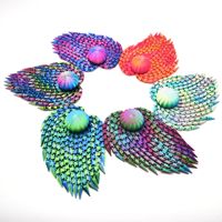 Vashine Pieuvre Articulée Imprimée en 3D, Très Flexible, Multi-Articulations, Décoration de Bureau Unique, PLA Soie Arc-en-ciel Écologique, Cadeau