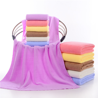 Ensemble de serviettes de bain carrées décoratives de luxe 2 pièces, emballage boîte cadeau ensemble de serviettes de bain en microfibre vente en gros