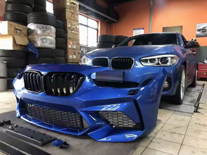 Paraurti Anteriore per <span class=keywords><strong>BMW</strong></span> <span class=keywords><strong>F20</strong></span> 15-18 Aggiornamento Look M2C Bodykit Ricambi Auto d'Epoca per <span class=keywords><strong>BMW</strong></span> Serie 1 <span class=keywords><strong>F20</strong></span> Facelift Paraurti Anteriore - Product Image 4