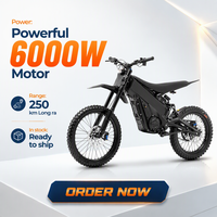 Expédition rapide en stock, Talaria X3 Pro 2026, moto électrique haute vitesse tout-terrain, Dirt EBike 6000w, surron Talaria XXX Pro