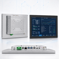 Monitor Layar Sentuh Tahan Air Industrial Flush Mount 10 Titik Multi Touch 10.4 Inch untuk Kabinet Kontrol Terintegrasi