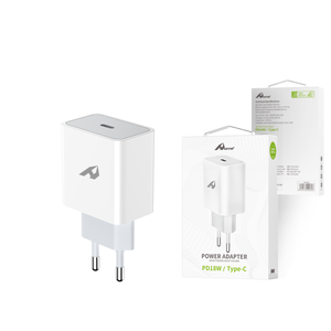 Enjoy-PD 18W Max. 5V/3A 9V/2A 12V/1.5A Type C Adaptateur de charge pour téléphone portable Adaptateur réseau - Product Image 1