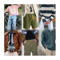 Ropa de Hombre Usada Exportada a Tiendas de Ropa en Todo el Mundo, Ropa de Hombre en Fardo, Conjuntos de Ropa de Verano para Hombre al por Mayor de Fábrica