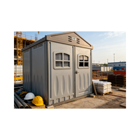 WooWild – Station de surveillance modulaire préfabriquée portable, mobile, étanche, en HDPE, alimentée à l'énergie solaire, écologique, pour entrepôt, atelier, parc