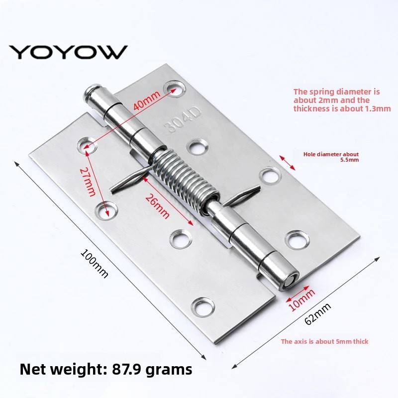 4inch stainless steel spring hinge (1 pair)