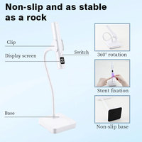 Lampe LED portable détachable pour nail art, séchoir à ongles en gel souple et vernis gel, vente en gros