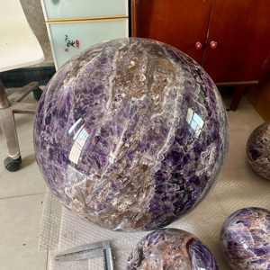 Bulk Atacado Natural Tamanho Grande Esfera Sonho Ametista Esfera Cura Esferas De Cristal - Product Image 4