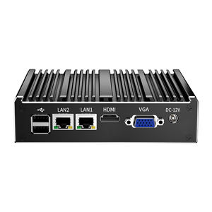 Hochwertiger Industrieller Embedded Lüfterloser Box-PC Celeron N2840 mit 2 LAN 2 COM DDR3L 4GB RAM 64GB SSD Industrieller Mini-Computer - Product Image 2