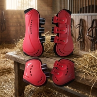 Nouvelles protections de tendons équestres en néoprène avec trous d'aération et coque rigide en PU pour la protection des jambes du cheval, produit n°8