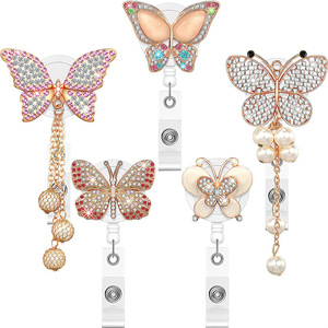 Hebilla de fácil desenganche con diseño de búho de aleación, crisantemo, búho con pedrería, tortuga, abeja, mariposa, tortuga marina y elefante - Product Image 3