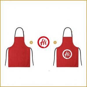 Tablier de cuisine unisexe imperméable et confortable à bretelles croisées, en PVC imprimé, personnalisable avec logo – Offre Spéciale - Product Image 4
