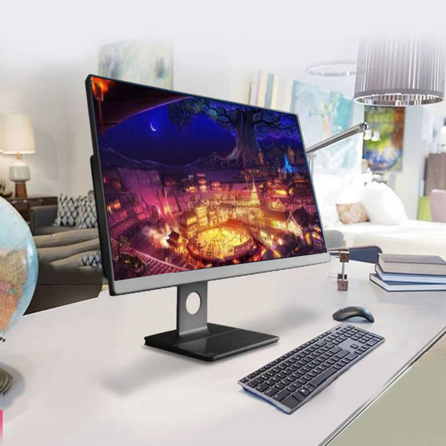 Factory Wholesale Desktop Gaming PC AMD Mini PC Full HD Monoblock 27inch Touch Screen All-In-One PC Gamer Computer SSD+HDD