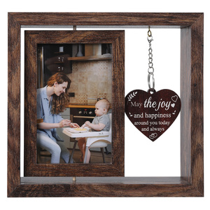 Mẹ cha cha con gái bạn gái vợ chồng lãng mạn quà tặng valentine Nâu 4x6 khung ảnh <span class=keywords><strong>MR</strong></span> và Mrs khung hình - Product Image 5