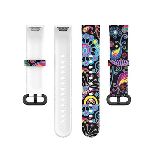 Correa de pulsera deportiva para reemplazo de <span class=keywords><strong>reloj</strong></span> Redmi para Xiaomi Mi Watch Lite banda de <span class=keywords><strong>reloj</strong></span> de silicona impresa colorida suave - Product Image 6