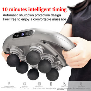 Masajeador de espalda de tejido profundo Masajeador muscular eléctrico profesional Shiatsu Cuello y espalda Pistola de masaje de hombros - Product Image 4