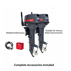 Motor de 2 Tiempos y 40 HP, Estable, para Operaciones con Carga Pesada, Evita Sobrecalentamiento y Vibraciones, para Transporte Acuático - Product Image 4