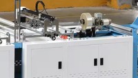 Machine de fabrication de sacs shopping non tissés et de sacs à poignée souple entièrement automatique ZHENGXIN ZXL-C700 avec PLC et moteur