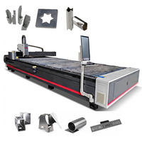 Machine de découpe laser CNC haute efficacité 1500*3000mm 3KW avec plateforme interchangeable pour tôles, faisceau de câblage et découpe laser de lumières