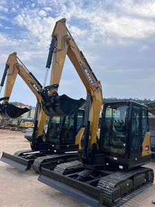Excavatrice d'occasion SANY SY60 Mini 6 tonnes, mini-pelle hydraulique sur chenilles d'occasion avec boîte de vitesses et pompe, haute qualité, de 2025 - Product Image 2