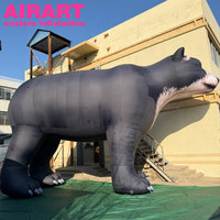 ballon gonflable en forme d'ours brun sauvage