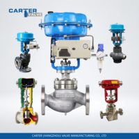 Válvula de control WCB CF8 CF8M Hastelloy RF Flange BW, base de globo neumática eléctrica ANSI FCI70-2 OEM ODM en stock Carter JIS DIN