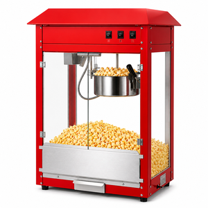 Máquina de Palomitas de Maíz Eléctrica Comercial de 1600W, Olla Profesional de Acero Inoxidable para Cine, Teatro y Salón de Snacks - Product Image 1