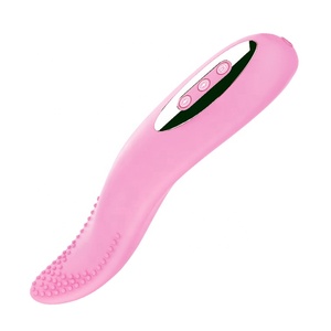 Vibratore Ricaricabile a Forma di Dildo, Stimolatore Punto G, Massaggiatore con Lingua Grande Flessibile, Prodotto Sexy per Adulti - Product Image 5
